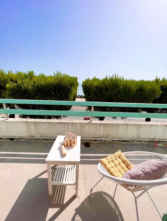 Front De Mer Rivedoux-Plage - Terrasse Exterieur - Parking ภายนอก รูปภาพ